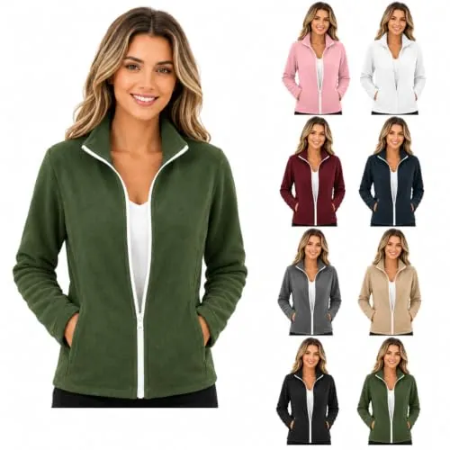 Women Zip Up Lightweight Jacket