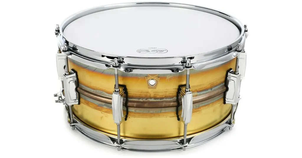 Ludwig Raw Brass 6.5" x 14" Snare Drum