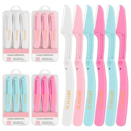 12-Pack Arstech Dermaplane Razor for Women