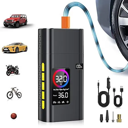 Prime: AIPOWAY 180PSI Cordless Portable Tire Inflator w/ 6000mAh Power Bank