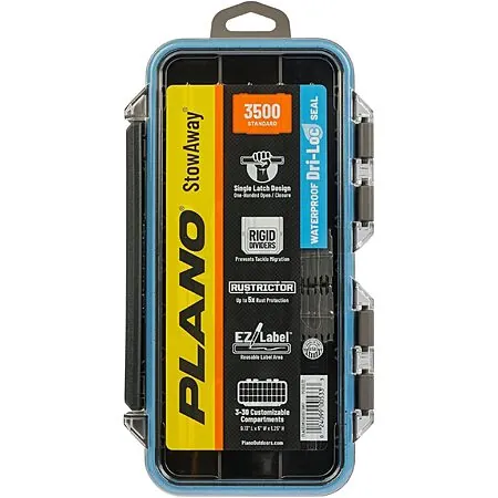 Plano StowAway 3500 Stow Tackle Latch Box w/ Transparent DuraView Lid