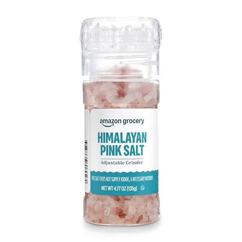 Amazon Grocery Himalayan Pink Salt Adjustable Grinder