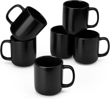 6-Piece 12oz vancasso Stoneware Coffee Mugs Set