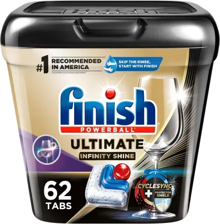 62-Count Finish Powerball Ultimate Plus Infinity Shine Dishwasher Detergent Tablets