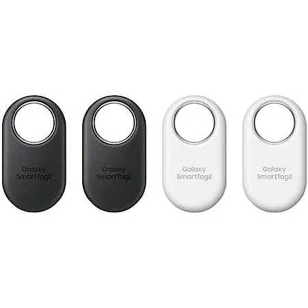 Prime Members: 4-Pk Samsung Galaxy SmartTag2 Bluetooth Trackers (Black + White)
