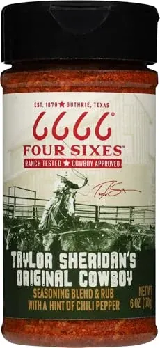 FOUR SIXES Taylor Sheridan's Original Cowboy Seasoning 6-Pack 6-Oz