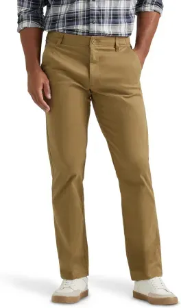 Lee Men's Extreme Motion Flat Front Regular Straight Pants