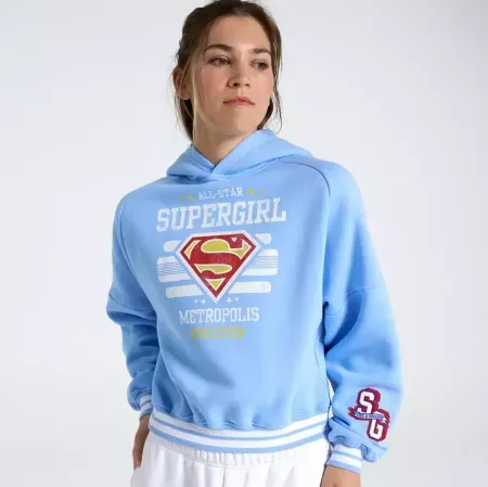 DC x DSG Women's Supergirl All Star Athletic Crop Hoodie