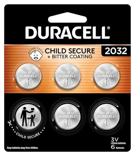 DURACELL 2032 Lithium Battery 6-Count