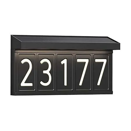 Costco Members: Artika Bowen Solar LED Address Wall Light