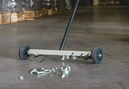 NEIKO 17" Mini Rolling Magnetic Sweeper