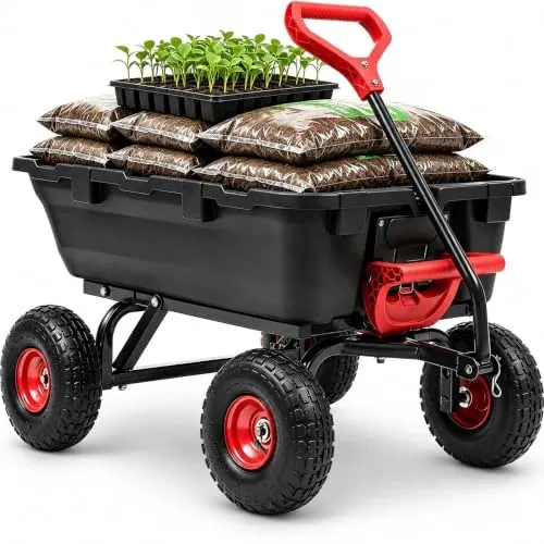 YITAHOME 800/900 LBS Heavy-Duty Garden Dump Cart