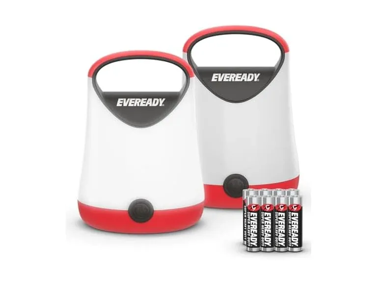 Eveready X-250 250-Lumen LED Camping Lantern 2-Pack
