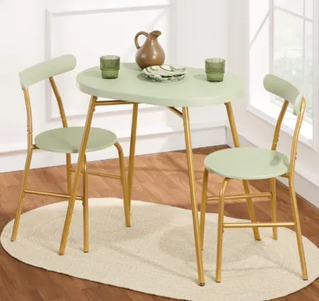 Best Choice Products 3-Piece Oval Dining Table Set w/ 2 Chairs