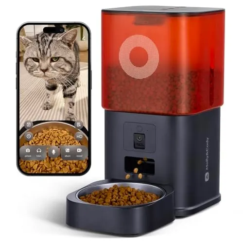 Automatic Cat Feeder with Camera 6L