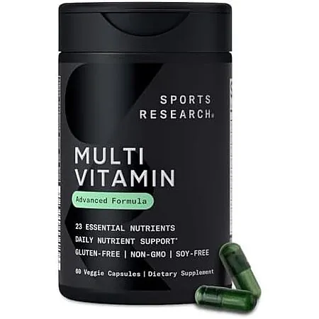 60-Ct Sports Research Multivitamin Capsules w/ 23 Essential Micronutrients