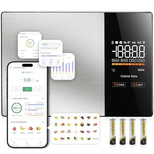 Food Kitchen Scale with Nutritional Calculator