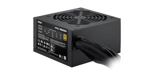 MSI MAG A650GN II Gaming Power Supply - 80 Plus Gold Non-modular