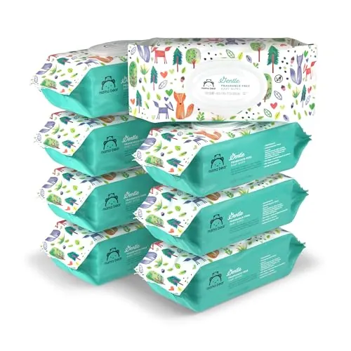 Mama Bear Baby Wipes Unscented 800 Count