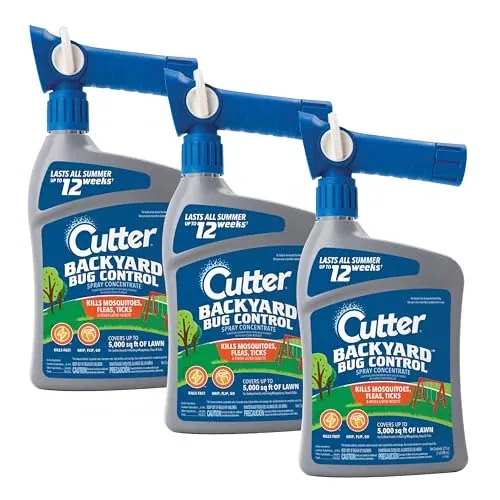 Cutter Backyard Bug Control Spray Concentrate 32 Oz, 3 Pack