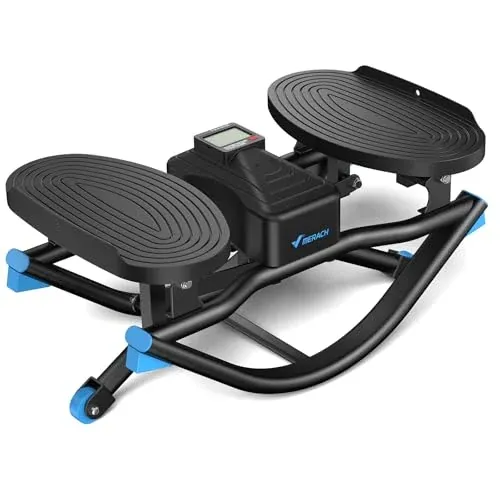 Merach 3D Motion Rocking Stepper with Resistance Bands