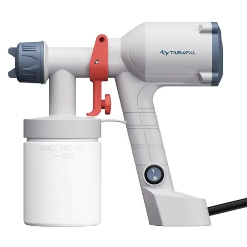 Tilswall Electric Paint Sprayer (Ultra-Light, 2 Nozzles/4 Patterns)