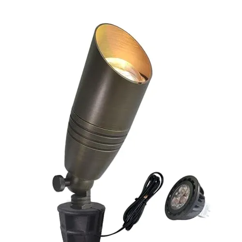COLOER Brass Landscape Spotlights Outdoor 5W MR16