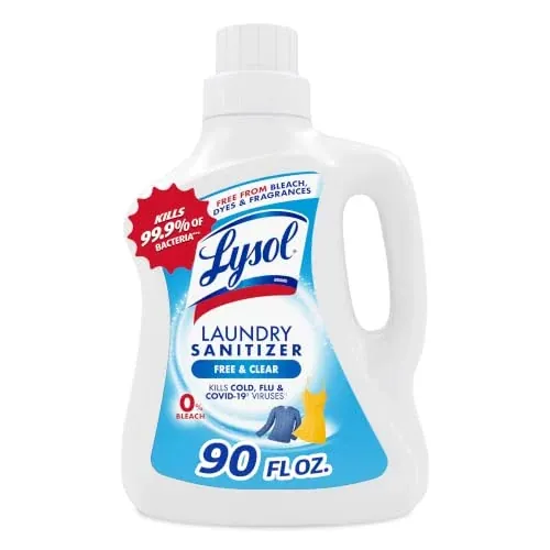 Lysol Liquid Laundry Sanitizer 90-Oz (Free & Clear)