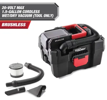 Hyper Tough 1.5-Gallon Wet Dry Vacuum (Tool Only)