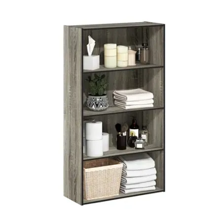 4-Tier Furinno PASIR Open Bookshelf