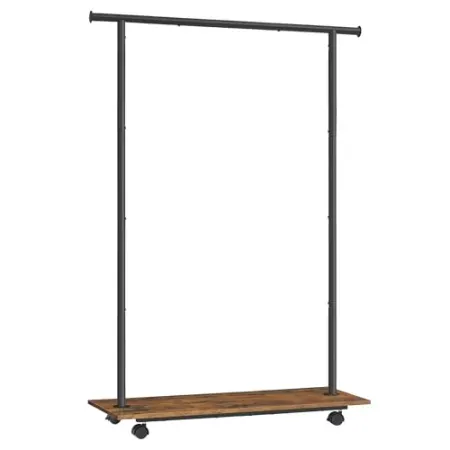 SONGMICS Clothes Rack with Wheels (up to 110 lbs)