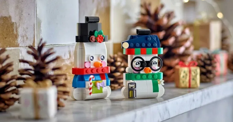 LEGO Snowman Ornaments