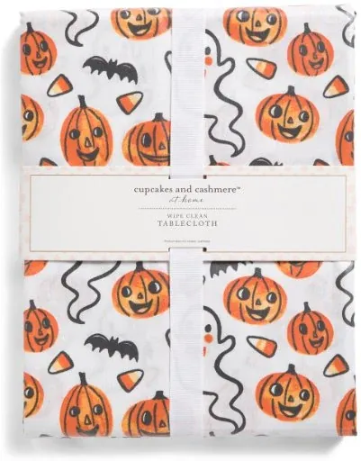 MARSHALLS Halloween Wipe Clean 60 x 84 Reusable Table Cloth