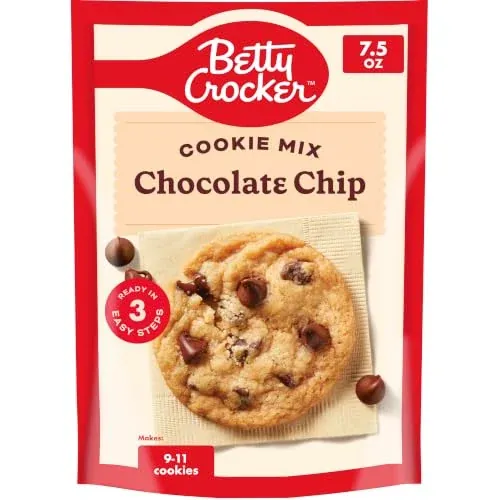 Betty Crocker Chocolate Chip Cookie Mix 7.5 oz 9-Pack