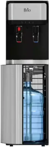 Bottom-Load Water Cooler Dispenser Hot and Cold with Child Lock and LED Lights