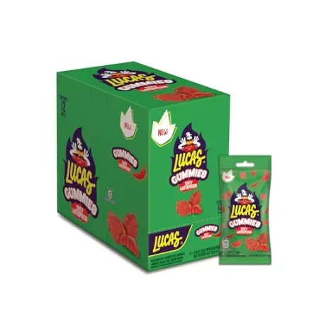 12-Pack Lucas Spicy Gummies (2.46oz Packs)