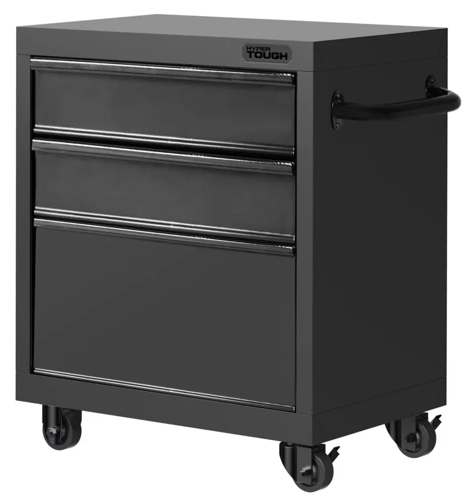 Hyper Tough 27" 3-Drawer Rolling Tool Cabinet