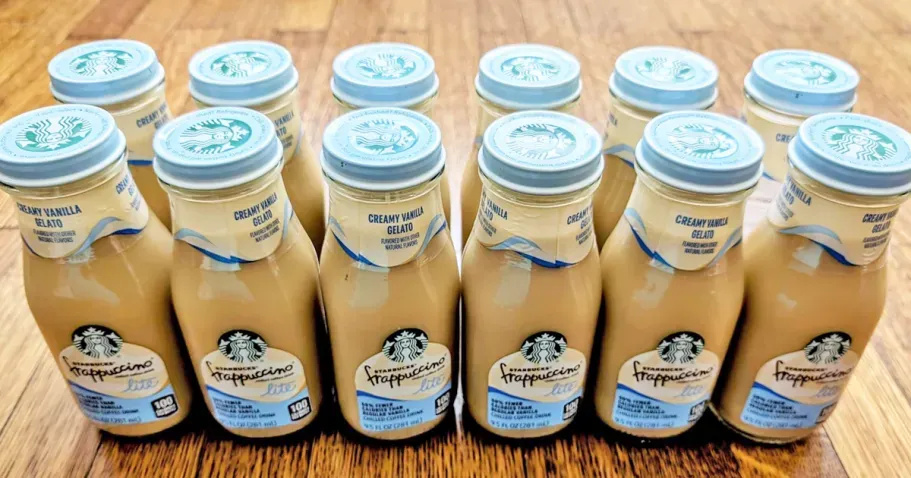 Starbucks Frappuccino Lite 9.5oz Bottles 12-Pack