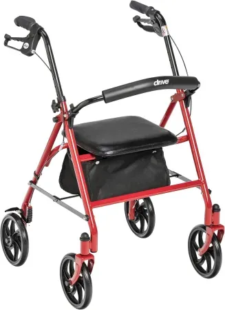 Drive Medical Rollator Walker w/ Seat & 7.5" Wheels