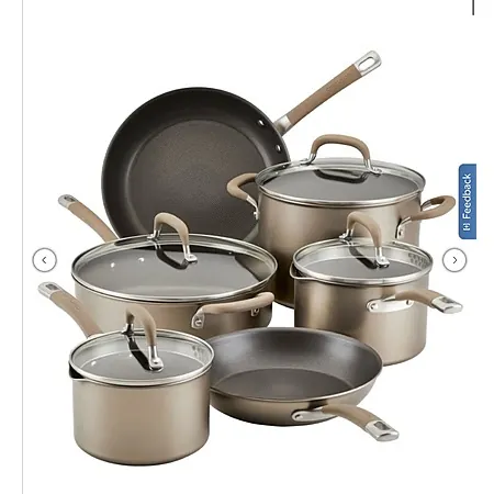 Costco Members: 10-Pc Circulon Premier Professional Non-Stick Cookware Set