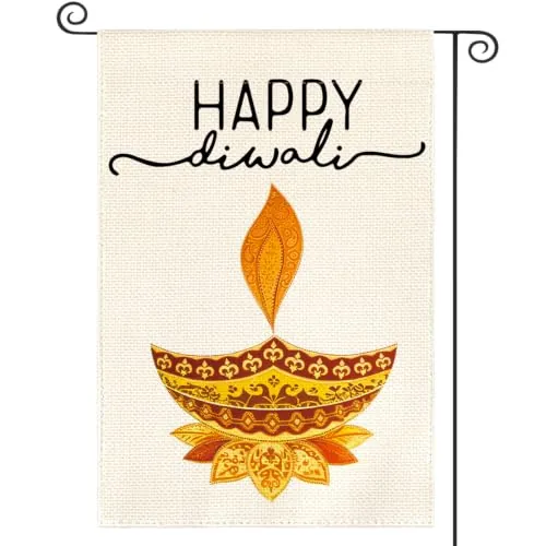 Happy Diwali Garden Flag