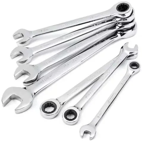 Husky Ratcheting MM Combination Wrench Set (7-Piece)