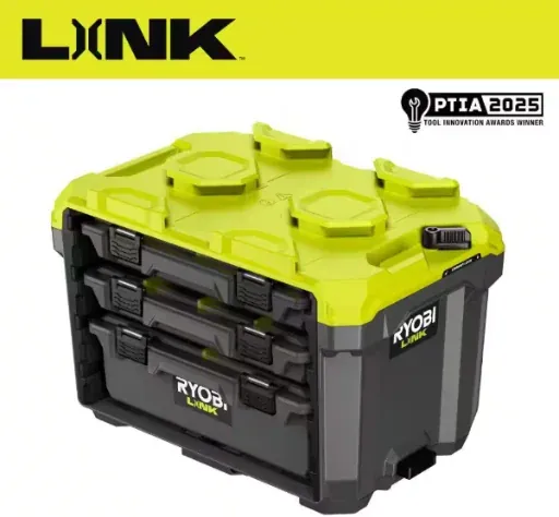 RYOBI LINK SlotBox Organizer Drawer Tool Box Kit (STM313K)