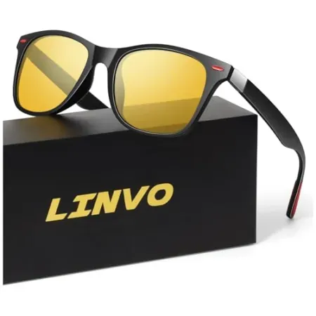 LINVO Ultralight TR90 Frame Polarized Sunglasses