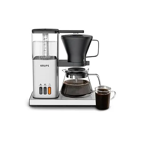 8-Cup KRUPS Essential Brewer SCA-Certified Coffee Maker w/ Blooming Technology