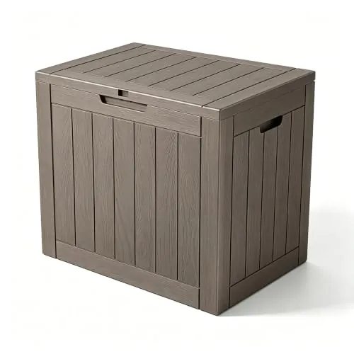 NUNU LAB 32-Gallon Lockable Outdoor Storage Waterproof Deck Box