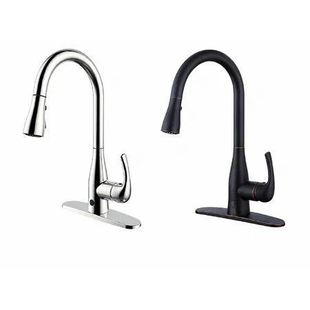 Bio Bidet Flow Motion Activated Touchless Kitchen Faucet (Chrome or Bronze)
