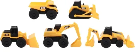 5-Pack CAT Construction Little Machines Truck Toy Set