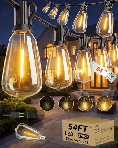 54' Outdoor String Lights