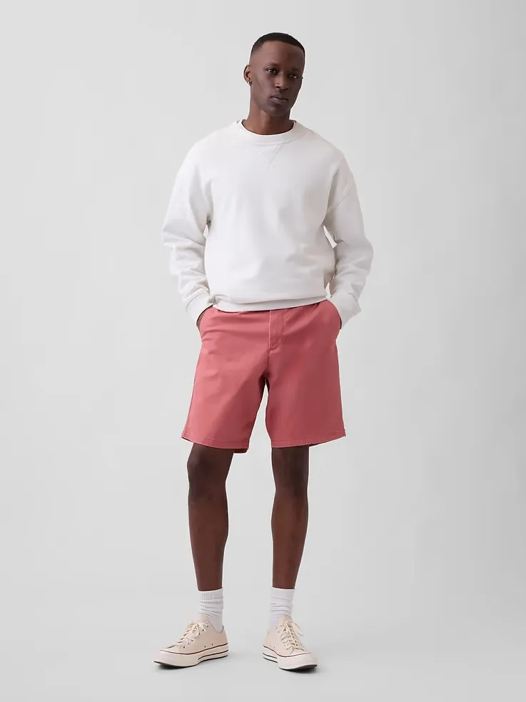 Gap Factory Men's 9" Essential Khaki Shorts